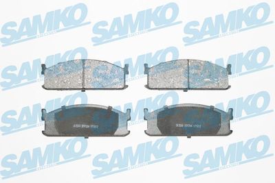 Комплект тормозных колодок, дисковый тормоз SAMKO 5SP284 для ISUZU MIDI