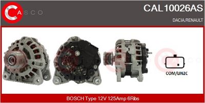 GENERATOR / ALTERNATOR CASCO CAL10026AS
