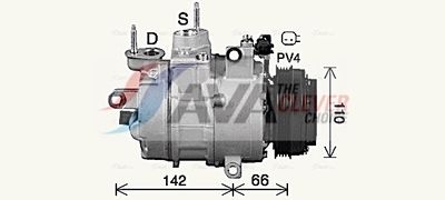 COMPRESOR CLIMATIZARE AVA Clever Choice FDAK670 1