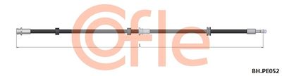 Тормозной шланг COFLE 92.BH.PE052 для CITROËN C-CROSSER