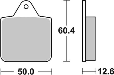 BREMBO Brake Pad Set, disc brake 07PO08SD