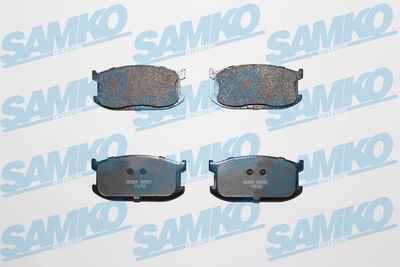 SAMKO 5SP253 Тормозные колодки и сигнализаторы  для MAZDA 323 II Hatchback (BD) 1.5