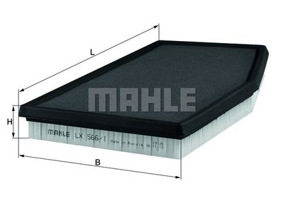 Воздушный фильтр MAHLE LX 566/1 для PORSCHE BOXSTER