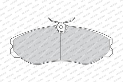 BREMSBELAGSATZ SCHEIBENBREMSE FERODO FDB909 1