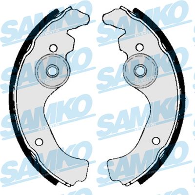 Комплект тормозных колодок SAMKO 80660 для AUTOBIANCHI BIANCHINA