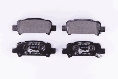 Комплект тормозных колодок, дисковый тормоз HELLA 8DB 355 009-401 для SUBARU LEGACY