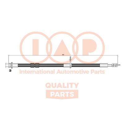 Тормозной шланг IAP QUALITY PARTS 708-16084 для SUZUKI ALTO