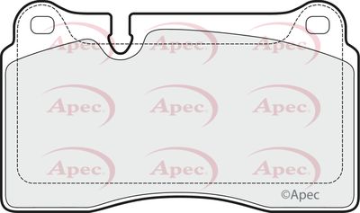 Brake Pad Set APEC PAD1508