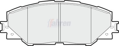 Fahren Brake Pad Set, disc brake FBP3231