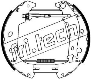 fri.tech. 16374 Ремкомплект барабанных колодок  для FIAT PALIO (Фиат Палио)