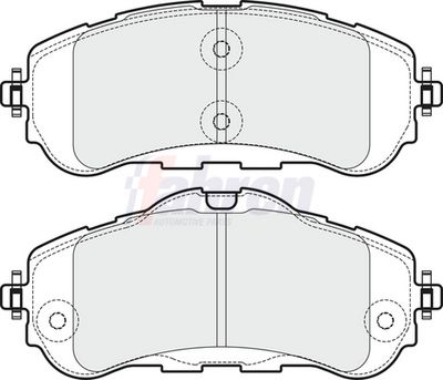 Fahren Brake Pad Set, disc brake FBP3743