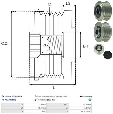 SISTEM ROATA LIBERA GENERATOR AS-PL AFP3053INA 3