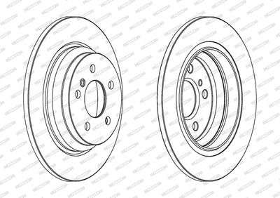 BREMSSCHEIBE FERODO DDF1770C 1