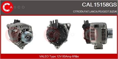 GENERATOR / ALTERNATOR CASCO CAL15158GS