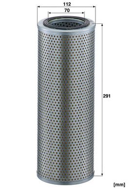 Hydraulisch filter (patroon) past: ALLIS CHALMERS AD3, AD30, AD4, AD40  ASTRA BM 22, BM 22A  AVELING-BARFORD MG, MT  BARBER GREENE 828  CASE IH 135  CATERPILLAR 307, 307B, 307C, 307D, 308C, 308D CR