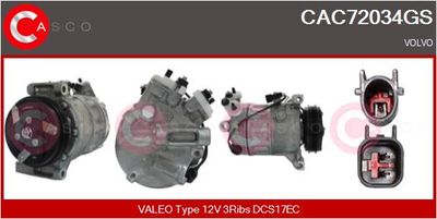 COMPRESOR CLIMATIZARE CASCO CAC72034GS