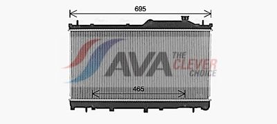 радиатор, охлаждане на двигателя AVA Clever Choice SU2110