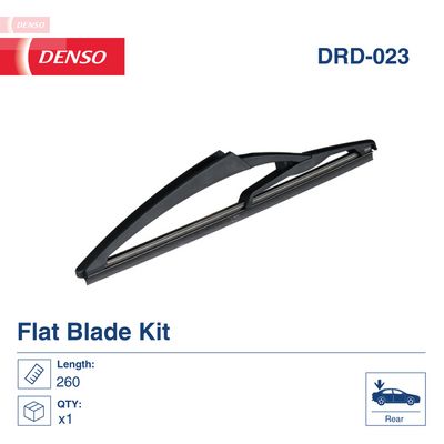 Wisserblad Flat Achter (1pcs) 260mm