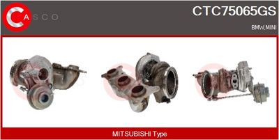 COMPRESOR SISTEM DE SUPRAALIMENTARE CASCO CTC75065GS