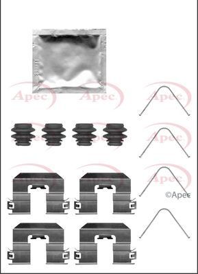 Accessory Kit, disc brake pad APEC KIT1381