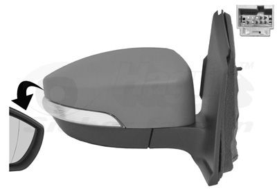 Наружное зеркало VAN WEZEL 1906808 для FORD KUGA