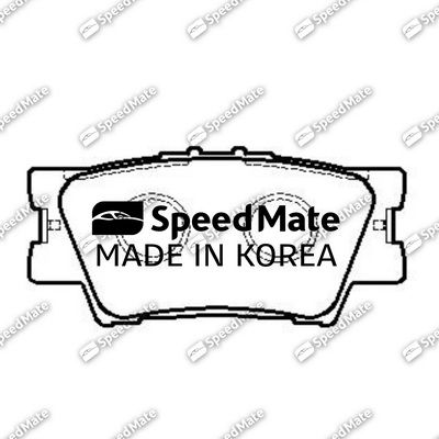 SpeedMate SM-BPJ010 Тормозные колодки и сигнализаторы  для TOYOTA CAMRY седан (_V4_) 2.4 (ACV40_)
