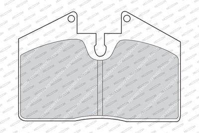 BREMSBELAGSATZ SCHEIBENBREMSE FERODO FDB451 1