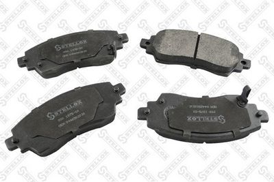 комплект спирачно феродо, дискови спирачки STELLOX 000 187B-SX
