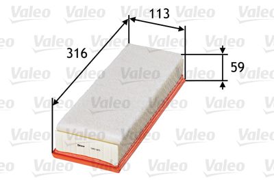 Filtr powietrza VALEO 585015 produkt