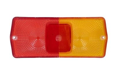 Lampenkap, achter Links/Rechts oranje/red