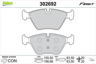 SET PLACUTE FRANA FRANA DISC VALEO 302692