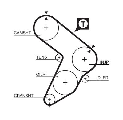 Timing Belt GATES 5032