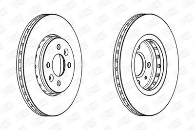 BREMSSCHEIBE CHAMPION 562959CH 1