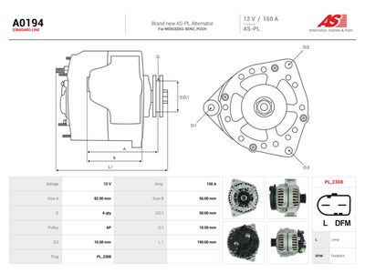 Generator AS-PL A0194