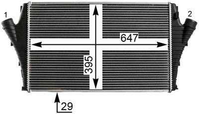 LADELUFTKüHLER MAHLE CI21000P 7