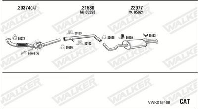 Изпускателна система WALKER VWK015466