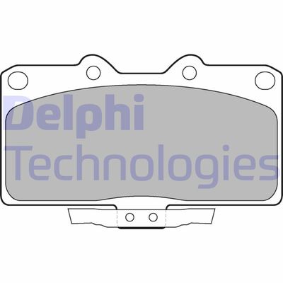 Комплект тормозных колодок, дисковый тормоз DELPHI LP1662 для MITSUBISHI GTO