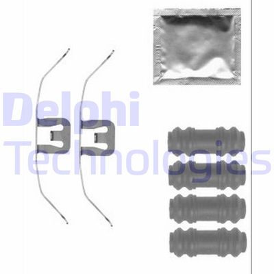 Комплектующие, колодки дискового тормоза DELPHI LX0564 для FORD FOCUS