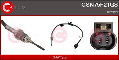 SENZOR TEMPERATURA GAZE EVACUARE