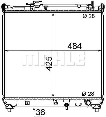 Радиатор, охлаждение двигателя WILMINK GROUP WG2183644 для SUZUKI VITARA