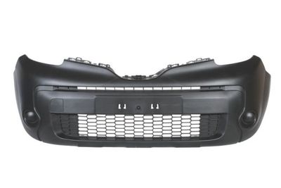 Bumper (Voor, zwart) past: RENAULT KANGOO II 07.13-12.20
