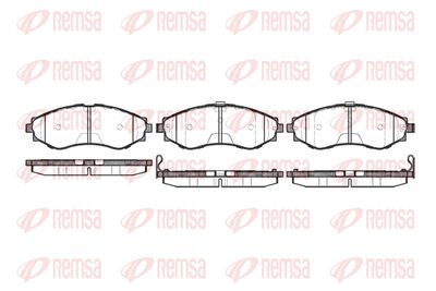 Комплект тормозных колодок, дисковый тормоз REMSA 0645.32 для DAEWOO MAGNUS