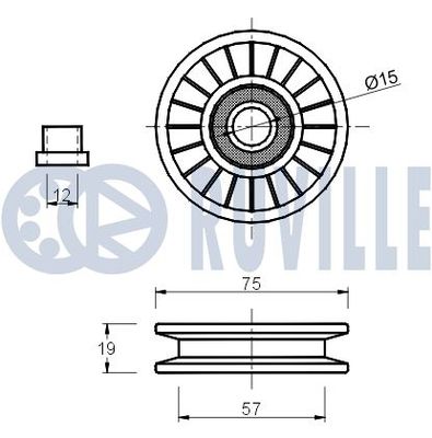 ROLA GHIDARE/CONDUCERE CUREA TRANSMISIE RUVILLE 540733 1