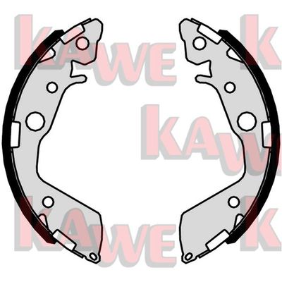 KAWE 01075 Тормозные колодки барабанные для HONDA JAZZ II (GD_, GE3, GE2) 1.2 i-DSI (GD5, GE2) KAWE 01075 Тормозные колодки барабанные для HONDA JAZZ II (GD_, GE3, GE2) 1.2 i-DSI (GD5, GE2)