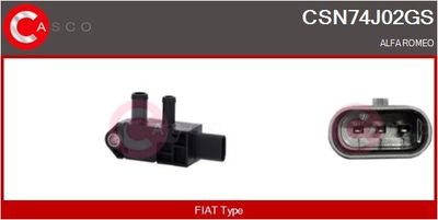 SENZOR PRESIUNE GAZE EVACUARE