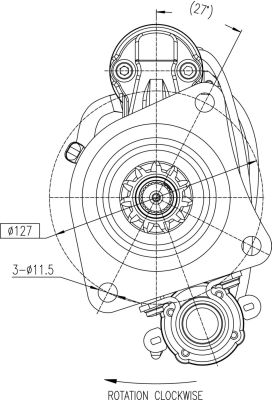 Startér PRESTOLITE ELECTRIC M90R3538SE