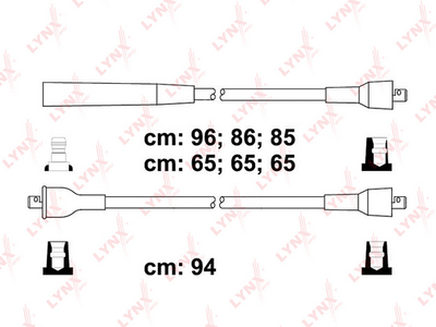 Комплект проводов зажигания LYNXauto SPC7821 для FORD SCORPIO