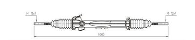 Рулевой механизм GENERAL RICAMBI TA4003 для TALBOT SIMCA