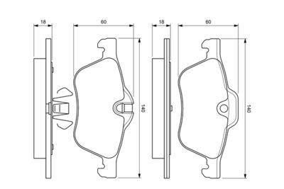 Brake Pad Set, disc brake 0 986 424 652