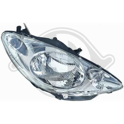 DIEDERICHS 4211180 Основная фара  для PEUGEOT 107 (Пежо 107)
